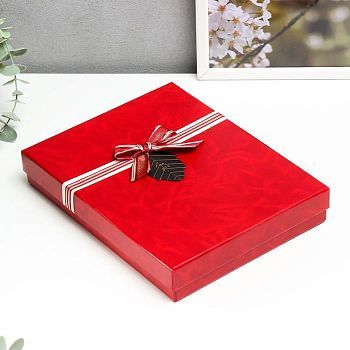 Фотоальбом на 100 фото 10х15 см "Бант и листик" МИКС 26,5х20,5х4,5 см