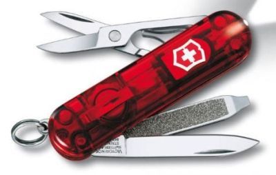 Victorinox Classic SwissLite Red translucent Нож складной (арт. - 0.6228.Т)
