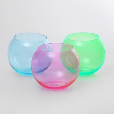 Ваза "Шаровая" прозрачная 16х18 см 3 л, микс