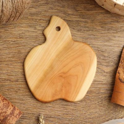 Доска "Яблоко" 14 см, можжевельник