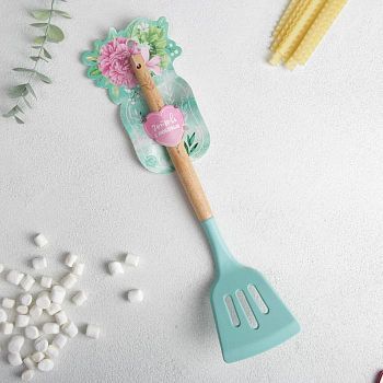 Силиконовая лопатка «Мятные истории», 10,2 × 30 см