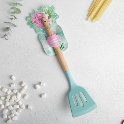 Силиконовая лопатка «Мятные истории», 10,2 × 30 см