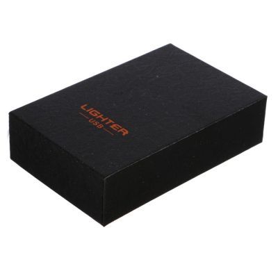 Зажигалка электронная "Элегант", USB, дуговая, чёрная, 7.5х12 см