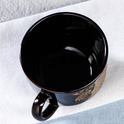 Чашка "Вероника", коричневая, 450 мл, микс