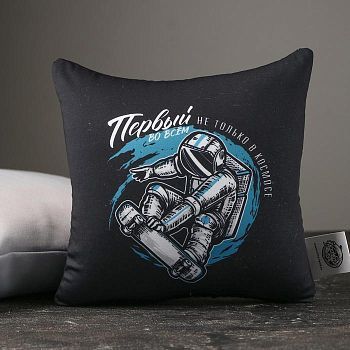 Подушка-антистресс «Первый во всём», 21х20 см