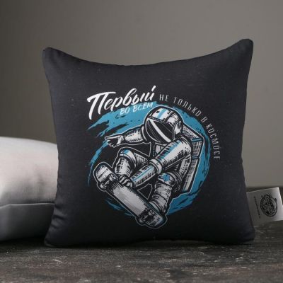 Подушка-антистресс «Первый во всём», 21х20 см