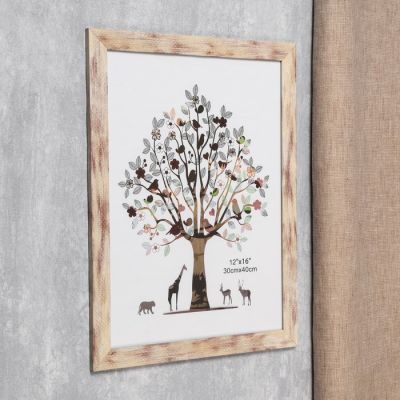 Фоторамка пластик 30х40 см "Миндальное искушение" 44х34 см