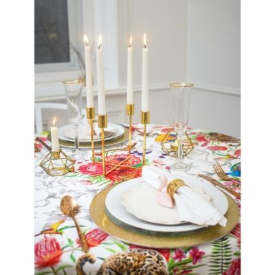 Скатерть "Экзотический сад" d=220+/-3см,100% хл, саржа 190 гр/м2