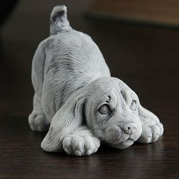 Сувенир "Щенок малый играет" 5,7см