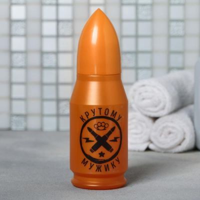 Гель для душа "Крутому мужику", + мочалка