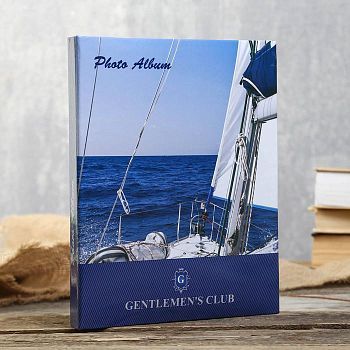 Фотоальбом BRAUBERG на 104 фотографии 10х15 см "Вид с яхты"