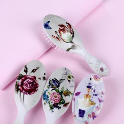 Расчёска массажная, 5,5 × 16 см, рисунок МИКС