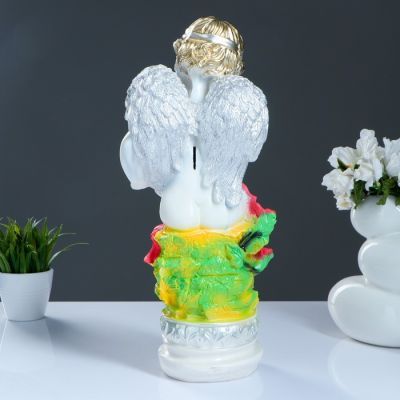 Копилка "Ангел на камне" 43х14см цветной