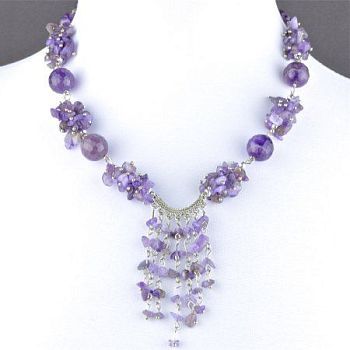 Колье Аметист "Рассвет" арт.П3466