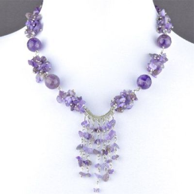 Колье Аметист "Рассвет" арт.П3466