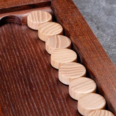 Нарды "Простые" средние, ясень, 51 х 25 см