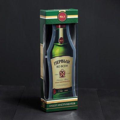 Набор инструментов в бутылке "True man"