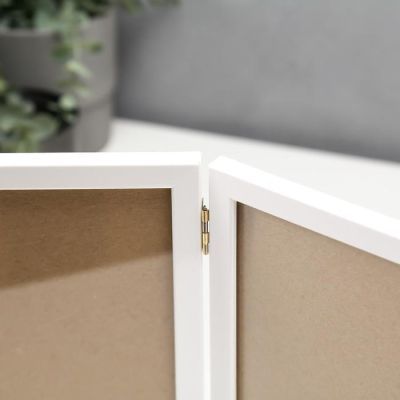 Фоторамка пластик 15х21 двойная, белый