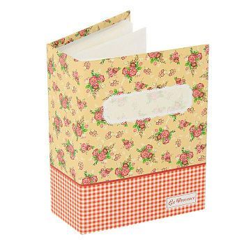 Фотоальбом на 100 фото 10х15 см "Полотно с цветами", микс