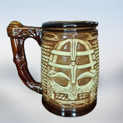 Пивная кружка "Мужчина создан побеждать" (керамика), высота 15 см