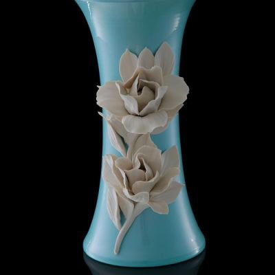 Ваза Stretto Seleste, лазурная