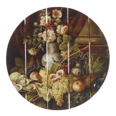 Картина на дереве "Натюрморт" 29х29 см