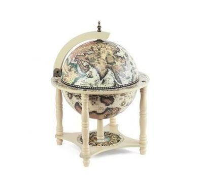 Глобус-бар на коротких ножках №69, диаметр 33 см, высота 55 см