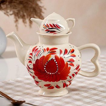 Чайник заварочный "Самовар", осень, 0.8 л