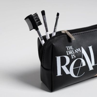 Косметичка-пенал Girl gang, искусственная кожа