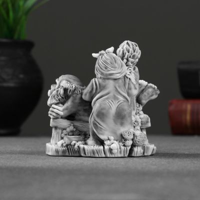 Сувенир "Дед и бабка В бане №1" 8см