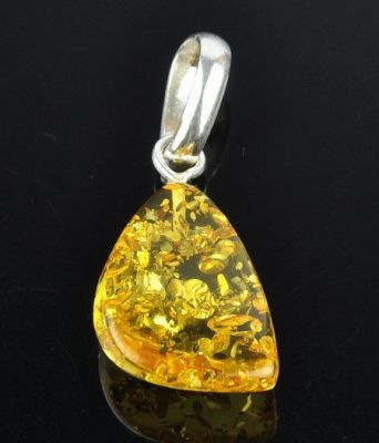 Кулон Янтарь "Золотой дождь" арт.ЯК-126