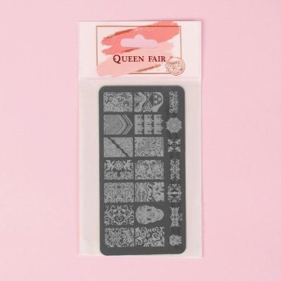 Диск для стемпинга металлический «Искусство любви», 6 × 12 см