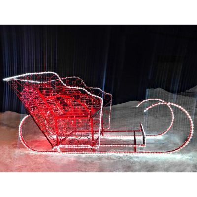 Светодиодная фигура «Сани», 250 × 140 × 140 см, 80 Вт, 220 В