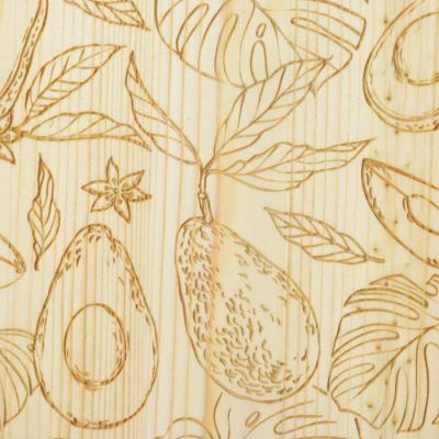 Доска разделочная «Авокадо», 15 × 24,7 × 2  см