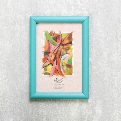 Фоторамка "Бирюзовая" пластик 10х15 см