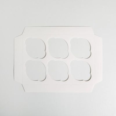 Коробка на 6 капкейков «23 Февраля», 23 × 16 × 10 см