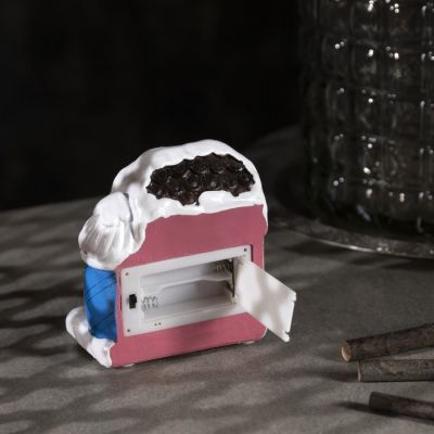 Светодиодная фигура «Сказочный домик», керамика, батарейки АААх3 (не в комплекте), свечение мульти