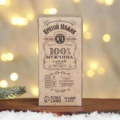 Набор «Крутому мужику» гель для душа виски 250 мл, мыло шоколад