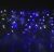 Гирлянда уличная "Бахрома" (Ш:2 м, В:0,6 м, нить силикон, сине-белый)