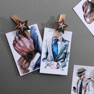 Магнит-прищепка «Настоящему герою», 2 шт