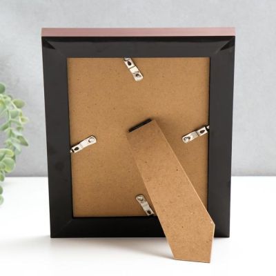 Фоторамка пластик 15х20 см "Зеркало с серебряной обводкой" 25х20,4 см