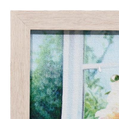 Гобеленовая картина "Пионы на окне" 34*43 см