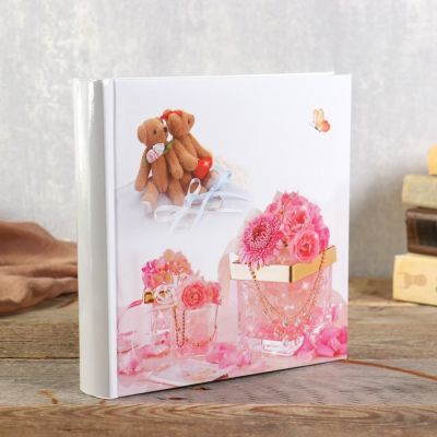 Фотоальбом BRAUBERG свадебный, на 200 фотографий 10х15 см