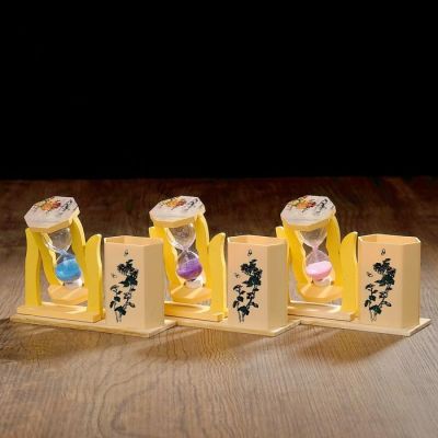 Песочные часы "Япония", сувенирные, с карандашницей, 5 х 13.5 х 10 см, микс