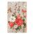 Полотенце вафельное в коробке "Красные и белые цветы" 35х60 см,, 160 гр/м, хл,