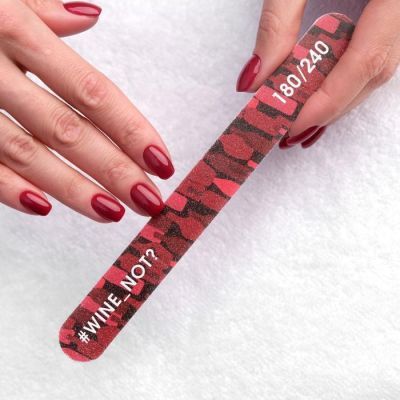 Пилка-наждак «Wine not?», абразивность 180/240, 18 см