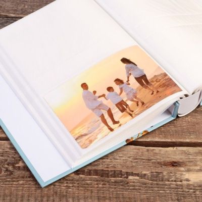 Фотоальбом на 200 фото 10х15 см "Сакура" в коробке МИКС 26,5х20,7х5,5 см