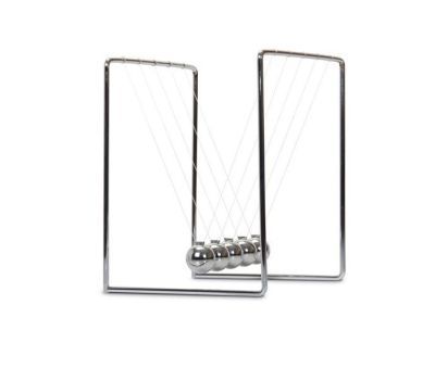 Шары Ньютона металлические (средние)  11 х 11 х 14 см