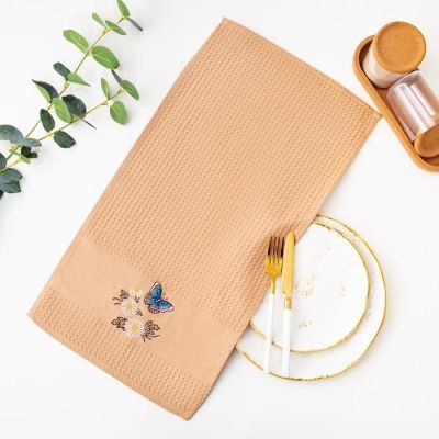 Набор вафельных полотенец Полет бабочек 33х60 см, 100% хл, 2 шт