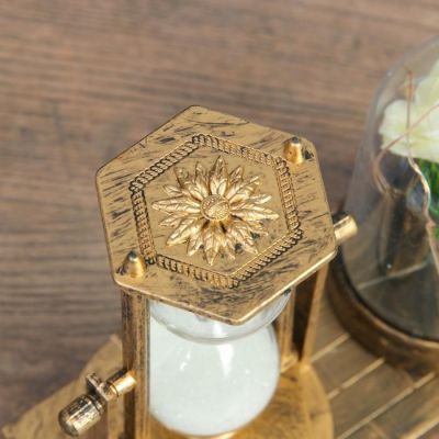 Песочные часы "Роза", сувенирные, с подсветкой, 15 х 9 х 14 см, микс